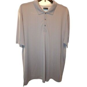 NWT PGA Tour Driflux & Sunflux Golf Short Sleeve Shirt Pullover Grey Mens 2XL